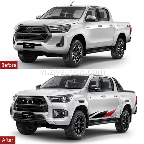 2021 Hilux Rocco GR Bodykit cho năm 2021 Revo
